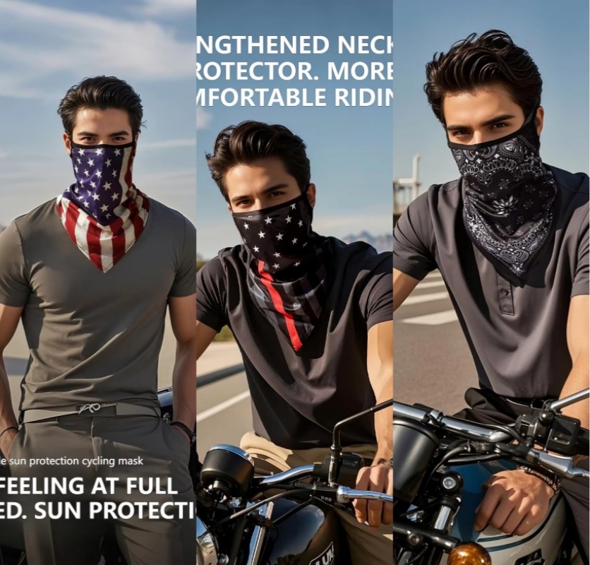 夏用サイクリング・ハイキング・釣り用フェイスマスク ネックゲ - Fishing Mask Sun Protection のレビューと価格