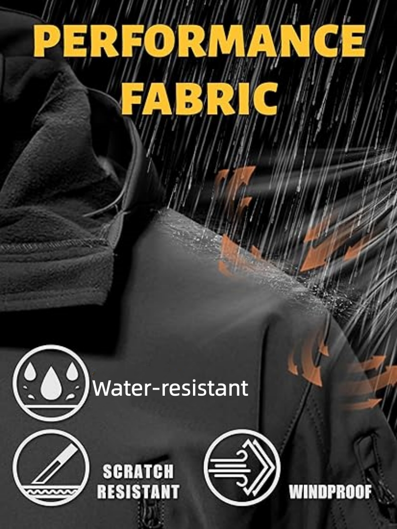 タクティカルフリースソフトシェルジャケット メンズ 防水 冬 - Fishing Jacket Waterproof のレビューと価格