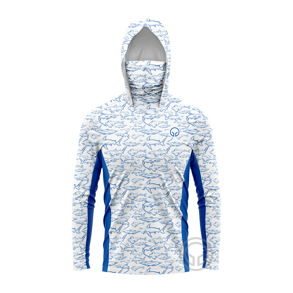 新しい釣り用アパレル 夏用アウトドアジャージ メンズ 長袖T - Fishing Shirt Uv Protection のレビューと価格