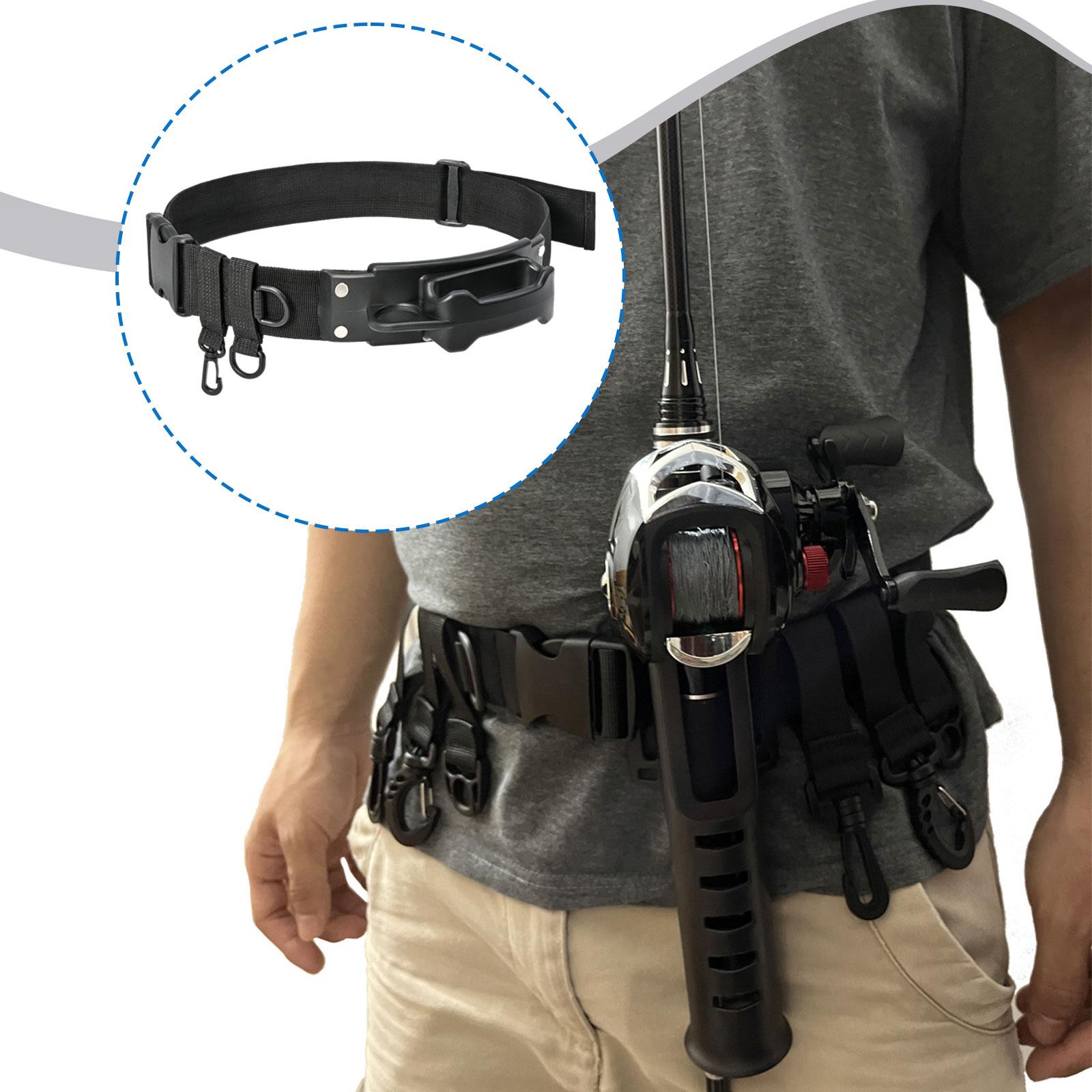 ベルト釣り竿ホルダー多用途長さ調節可能なオーガナイザーアクセ - Fishing Belt のレビューと価格