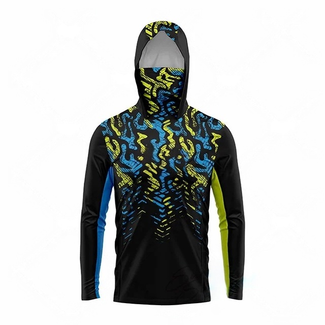 MALFC フィッシングアパレル メンズ フード付きフィッシ - Fishing Shirt Uv Protection のレビューと価格